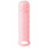 Розовый фаллоудлинитель Homme Long - 15,5 см. - Lola Games - в Уссурийске купить с доставкой