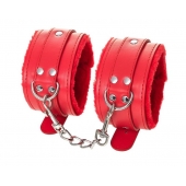 Красные оковы Anonymo из искусственной кожи - ToyFa - купить с доставкой в Уссурийске