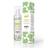 Разогревающее массажное масло Gourmet Spearmint Organic с органическими ингредиентами - 50 мл. - Exsens - купить с доставкой в Уссурийске