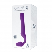 Лиловый безремневой страпон Queens M - Adrien Lastic - купить с доставкой в Уссурийске