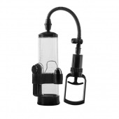 Прозрачная вакуумная помпа с вибрацией Vibrating Penis Pump - Dream Toys - в Уссурийске купить с доставкой