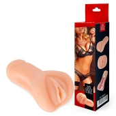 Телесный реалистичный мастурбатор в виде вагины - Bior toys - в Уссурийске купить с доставкой