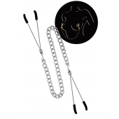 Регулируемые зажимы для сосков Sweet Caress Nipple Chain - Sweet Caress - купить с доставкой в Уссурийске