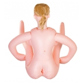 Надувная секс-кукла с реалистичной головой и поднятыми ножками - ToyFa - в Уссурийске купить с доставкой