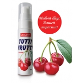 Гель-смазка Tutti-frutti с вишнёвым вкусом - 30 гр. - Биоритм - купить с доставкой в Уссурийске