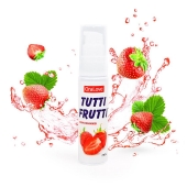 Гель-смазка Tutti-frutti с земляничным вкусом - 30 гр. - Биоритм - купить с доставкой в Уссурийске