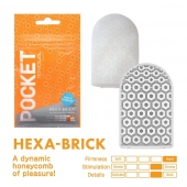 Карманный мастурбатор HEXA-BRICK - Tenga - в Уссурийске купить с доставкой