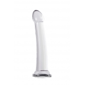 Прозрачный нереалистичный фаллоимитатор Jelly Dildo XL - 22 см. - Toyfa Basic купить с доставкой в интернет-магазине Orgasmix в Уссурийске Прозрачный нереалистичный фаллоимитатор Jelly Dildo XL - 22 см. - Toyfa Basic