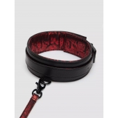 Стильный ошейник с поводком Reversible Faux Leather Collar and Lead - Fifty Shades of Grey - купить с доставкой в Уссурийске