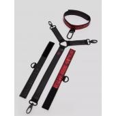 Ошейник с наручниками Reversible Faux Leather Collar and Wrist - Fifty Shades of Grey - купить с доставкой в Уссурийске