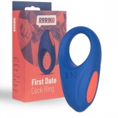 Синее эрекционное кольцо RRRING First Date Cock Ring - FeelzToys - в Уссурийске купить с доставкой