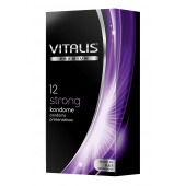 Презервативы с утолщённой стенкой VITALIS PREMIUM strong - 12 шт. - Vitalis - купить с доставкой в Уссурийске