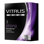 Презервативы с утолщенной стенкой VITALIS PREMIUM strong - 3 шт. - Vitalis - купить с доставкой в Уссурийске
