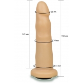 Телесная насадка Harness - 15,8 см. - LOVETOY (А-Полимер) - купить с доставкой в Уссурийске