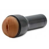 Коричневый мастурбатор-вагина Feel Stroker - Kiiroo - в Уссурийске купить с доставкой