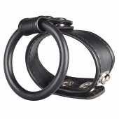 Двойное кольцо выносливости на пенис DUAL STAMINA RING - BlueLine - в Уссурийске купить с доставкой