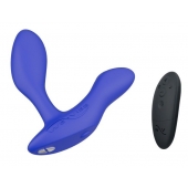 Синий анальный вибратор We-Vibe Vector+ - We-vibe - в Уссурийске купить с доставкой