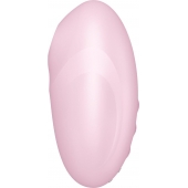 Розовый вакуум-волновой стимулятор с вибрацией Vulva Lover 3 - Satisfyer