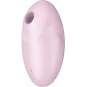Розовый вакуум-волновой стимулятор с вибрацией Vulva Lover 3 - Satisfyer