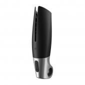 Черный мастурбатор с вибрацией Power Masturbator - Satisfyer - в Уссурийске купить с доставкой