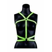 Портупея Body Harness с неоновым эффектом - размер L-XL - Shots Media BV - купить с доставкой в Уссурийске