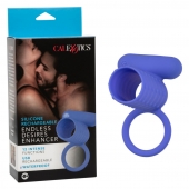 Синее эрекционное виброкольцо Silicone Rechargeable Endless Desires Enhancer - California Exotic Novelties - в Уссурийске купить с доставкой