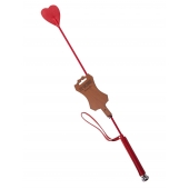 Стек с красным наконечником-сердечком - 70 см. - Sitabella - купить с доставкой в Уссурийске Стек с красным наконечником-сердечком - 70 см. - Sitabella - купить с доставкой в Уссурийске