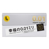 Презервативы Sagami Original 0.02 L-size увеличенного размера - 5 шт. - Sagami - купить с доставкой в Уссурийске