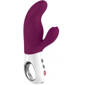 Фиолетовый вибратор с двумя моторами MiSS Bi - 17 см. - Fun Factory купить в Уссурийске с доставкой в Orgasmix.ru Фиолетовый вибратор с двумя моторами MiSS Bi - 17 см. - Fun Factory