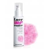 Съедобное согревающее массажное масло Love Me Tender Cotton Candy с ароматом сладкой ваты - 100 мл. - Love to Love - купить с доставкой в Уссурийске