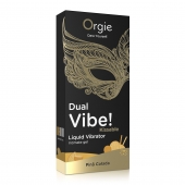 Съедобный гель Dual Vibe Pina Colada с эффектом вибрации и вкусом коктейля пина колада - 15 мл. - ORGIE - купить с доставкой в Уссурийске