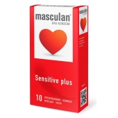 Презервативы Masculan Sensitive plus - 10 шт. - Masculan - купить с доставкой в Уссурийске