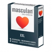 Презервативы увеличенного размера Masculan XXL - 3 шт. - Masculan - купить с доставкой в Уссурийске