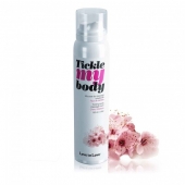 Массажная хрустящая пенка Tickle My Body Cherry Blossom с ароматом вишневого цвета - 150 мл. - Love to Love - купить с доставкой в Уссурийске