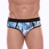 Мужские трусы-джоки с принтом в виде волн и китов - Don Moris купить с доставкой Мужские трусы-джоки с принтом в виде волн и китов - Don Moris купить с доставкой