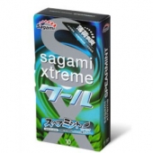 Презервативы Sagami Xtreme Mint с ароматом мяты - 10 шт. - Sagami - купить с доставкой в Уссурийске