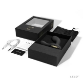 Чёрный перезаряжаемый стимулятор простаты Bruno Black - Lelo - в Уссурийске купить с доставкой