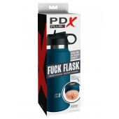 Мастурбатор-вагина в синей колбе F*ck Flask - Pipedream - в Уссурийске купить с доставкой