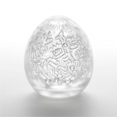 Мастурбатор-яйцо Keith Haring EGG PARTY - Tenga - в Уссурийске купить с доставкой