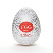 Мастурбатор-яйцо Keith Haring EGG PARTY - Tenga - в Уссурийске купить с доставкой