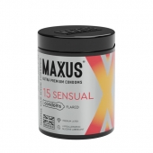 Анатомические презервативы MAXUS Sensual - 15 шт. - Maxus - купить с доставкой в Уссурийске