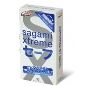 Презервативы Sagami Xtreme Ultrasafe с двойным количеством смазки - 10 шт. - Sagami - купить с доставкой в Уссурийске