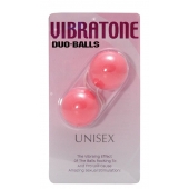 Розовые вагинальные шарики Vibratone DUO-BALLS - Seven Creations