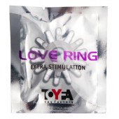 Прозрачное гелевое эрекционное кольцо с шипиками - Toyfa Basic - в Уссурийске купить с доставкой