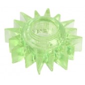 Зеленое эрекционное кольцо-солнце - Toyfa Basic - в Уссурийске купить с доставкой