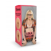 Двусторонний мастурбатор Lola Taylor - 22 см. - ФлешНаш - в Уссурийске купить с доставкой