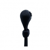 Чёрное лассо на пенис с вибрацией - Baile - в Уссурийске купить с доставкой