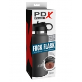Смуглый мастурбатор-вагина в корпусе-бутылке F*ck Flask - Pipedream - в Уссурийске купить с доставкой
