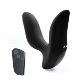 Черный вибромассажер простаты 3,5’’ Remote Control Curve P-spot Massager - 12 см. - Erokay - в Уссурийске купить с доставкой