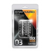 Прозрачная насадка с шипами и шишечками STAY HARD COCK SLEEVE 03 CLEAR - Blush Novelties - в Уссурийске купить с доставкой